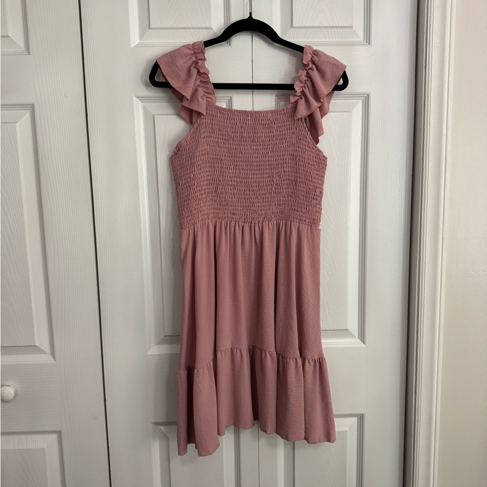 Pink Ruffled Dress